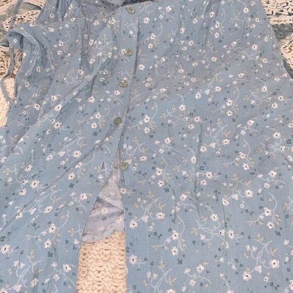 Erika Studios vintage petite medium floral maxi dress - Picture 8 of 10